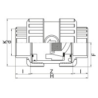 Vanne PVC à clapet de pied à coller - Joints FPM - PLASSON