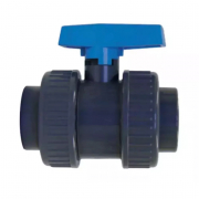 Vanne PVC femelle-femelle à visser 1/2" à 2"
