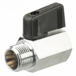Mini-vanne papillon mâle/femelle cylindrique PN 16