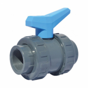 Vanne supplémentaire PVC femelle-femelle pour cuve à eau
