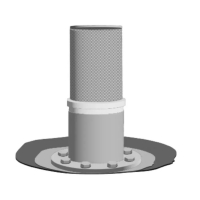 Vidange pour cuves à eau en acier